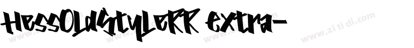 HessOldStyleRR Extra字体转换